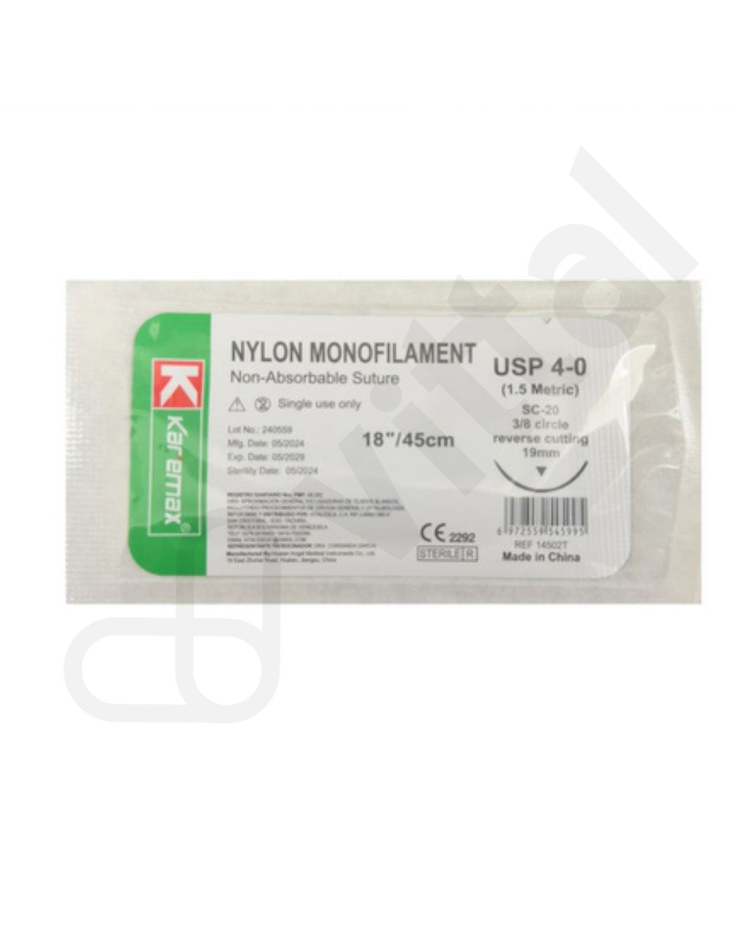 NYLON 4-0 CORTANTE - KAREMAX