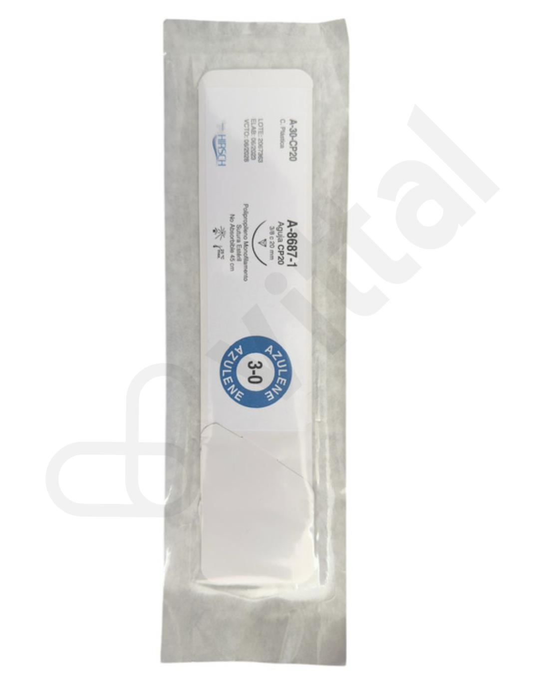 PROLENE 3-0 CORTANTE HIRSCH
