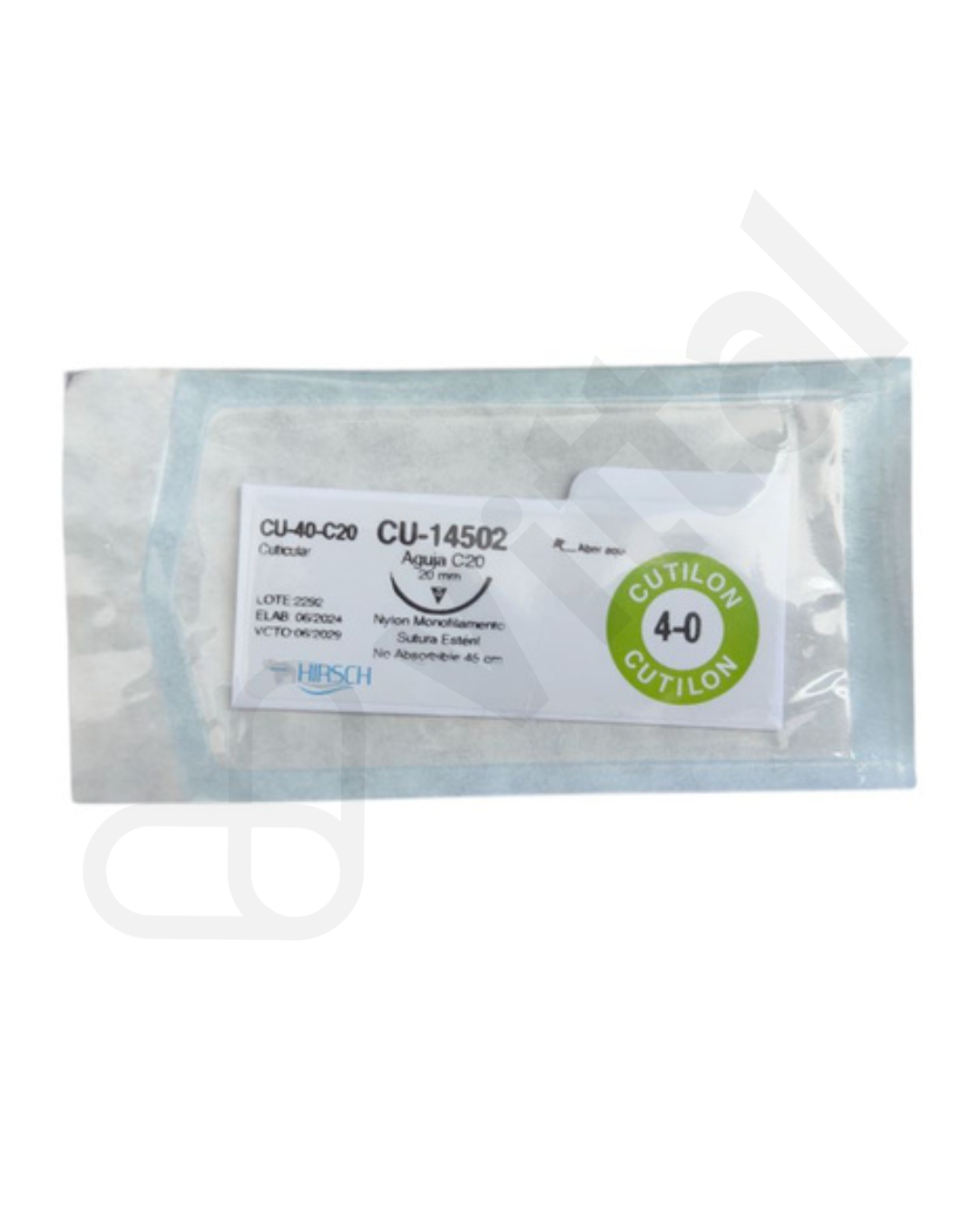 NYLON 4-0 CORTANTE - HIRSCH