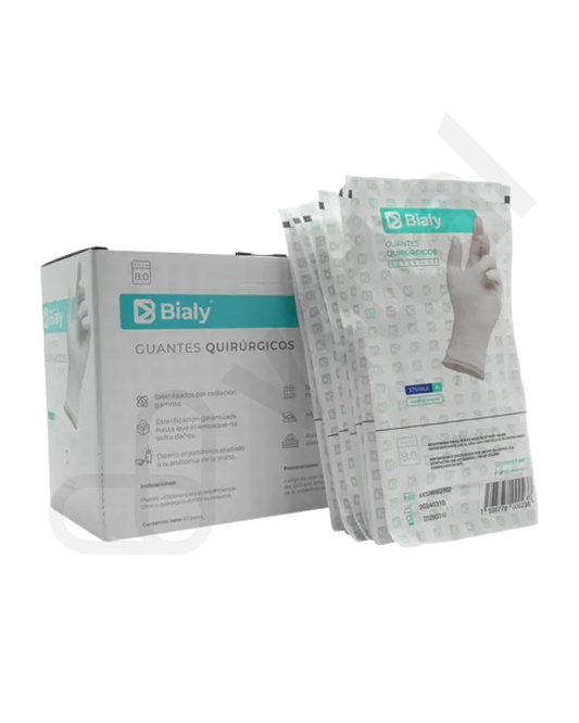 GUANTES QUIRURGICOS ESTERIL X SOBRE