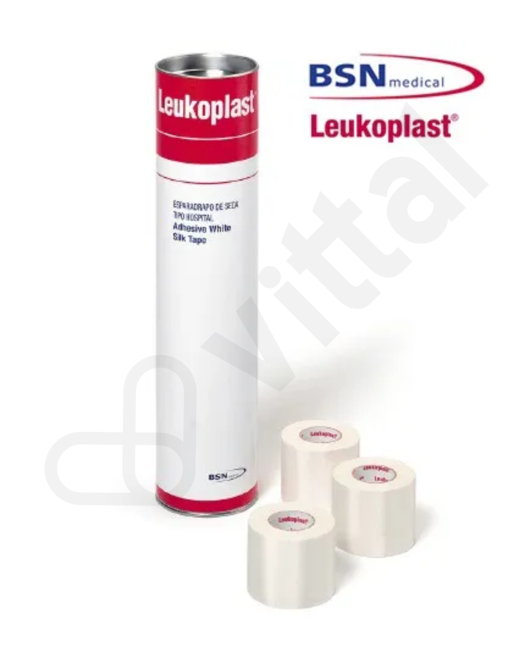 ADHESIVO LEUKOPLAST SEDA 2” 10 YD 1 UND