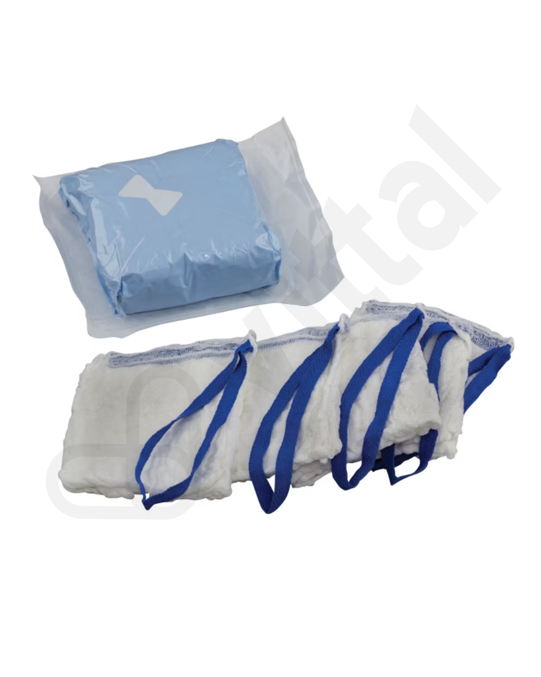 COMPRESA DE LAPARATOMIA ESTERIL 18" X 18" PAQ 5 UNDS BIALY